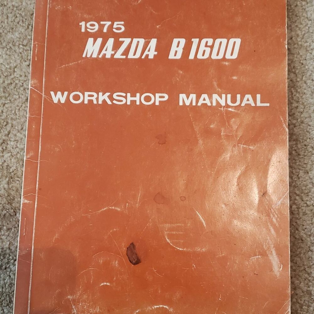 1975 Mazda B1600 Workshop Manual